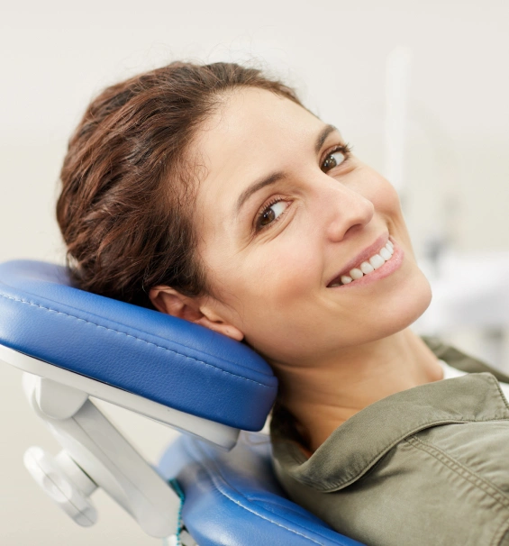 Patient relaxing before a comfortable sedation dentistry procedure